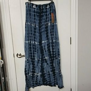 Blue Tye-Dye skirt